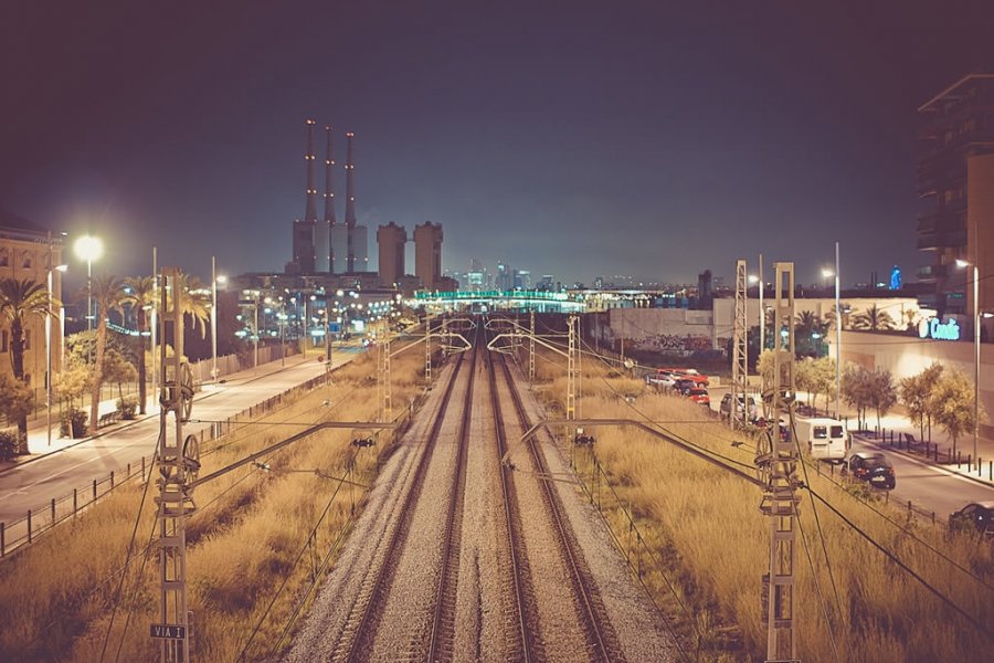 London Industry at Night